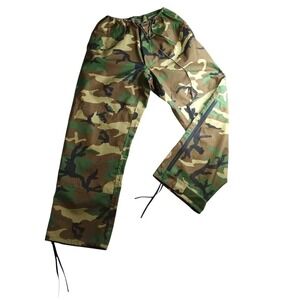 Mens Extended Cold Weather Camouflage Trousers Military Surplus Large